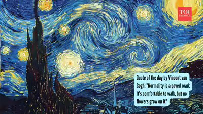 Vincent Van Gogh Quote: Quote of the day by Vincent van Gogh: “Normality is a paved road: It’s comfortable to walk, but no flowers grow on it” Vincent Van Gogh Quote: Quote of the day by Vincent van Gogh: “Normality is a paved road: It’s comfortable to walk, but no flowers grow on it”