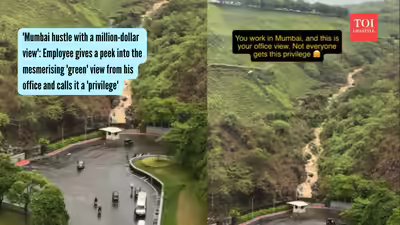 ‘Mumbai hustle with a million-dollar view’: Employee gives a peek into the mesmerising ‘green’ view from his office and calls it a ‘privilege’ ‘Mumbai hustle with a million-dollar view’: Employee gives a peek into the mesmerising ‘green’ view from his office and calls it a ‘privilege’