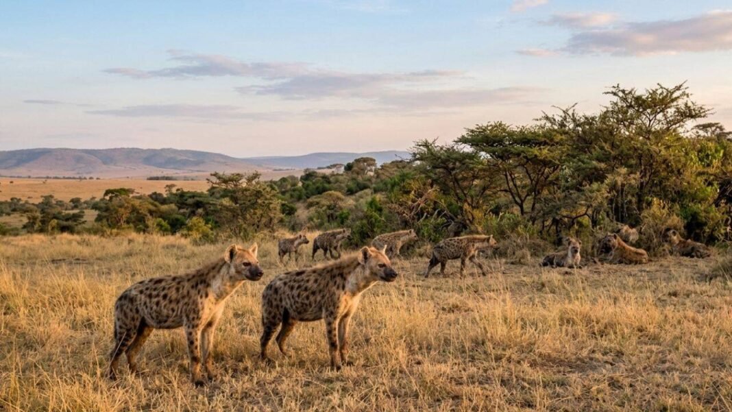 Scientists discover hyenas have a secret language of facial expressions and sounds that helps prevent fights from turning deadly Scientists discover hyenas have a secret language of facial expressions and sounds that helps prevent fights from turning deadly