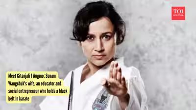 Meet Gitanjali J Angmo: Sonam Wangchuk’s wife, an educator and social entrepreneur who holds a black belt in karate | Meet Gitanjali J Angmo: Sonam Wangchuk’s wife, an educator and social entrepreneur who holds a black belt in karate |
