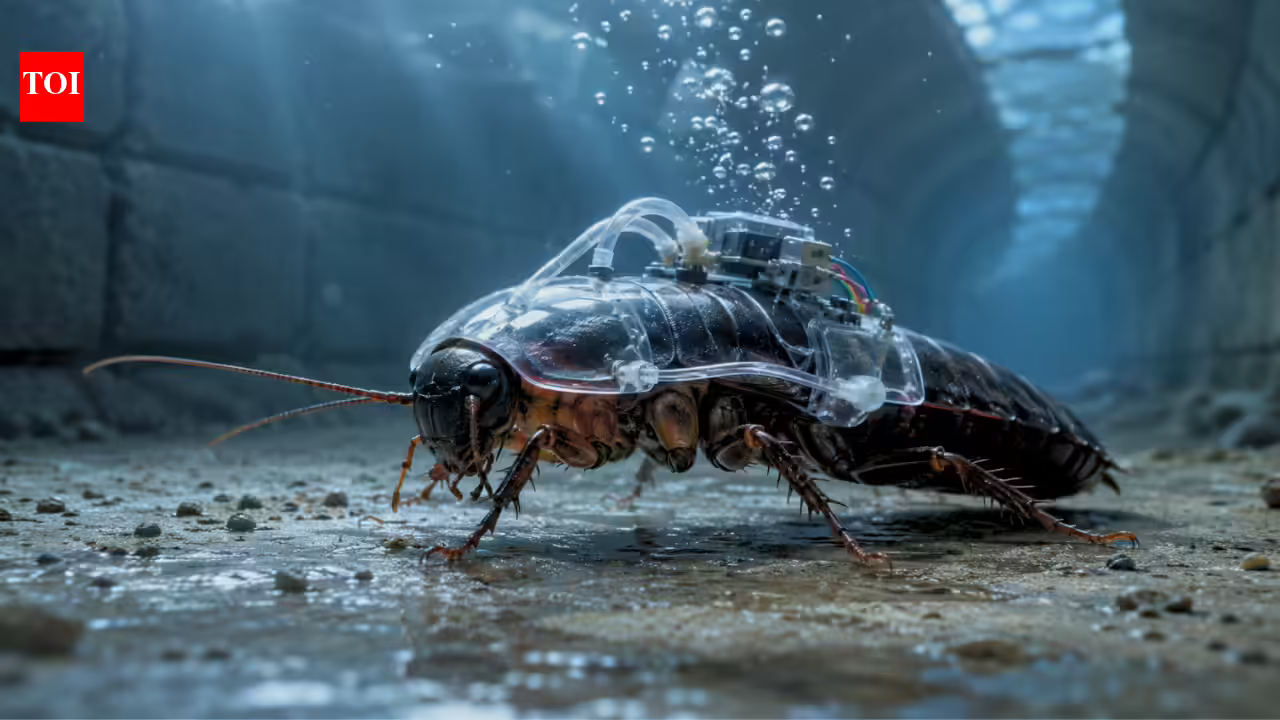 Scientists created remote-controlled cockroaches, then fitted them with tiny suits that kept them walking underwater for up to 3 hours | Scientists created remote-controlled cockroaches, then fitted them with tiny suits that kept them walking underwater for up to 3 hours |