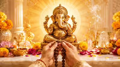 Stuck in Life? Chant This 3-Word Ganesha Mantra to Clear Obstacles Today Stuck in Life? Chant This 3-Word Ganesha Mantra to Clear Obstacles Today