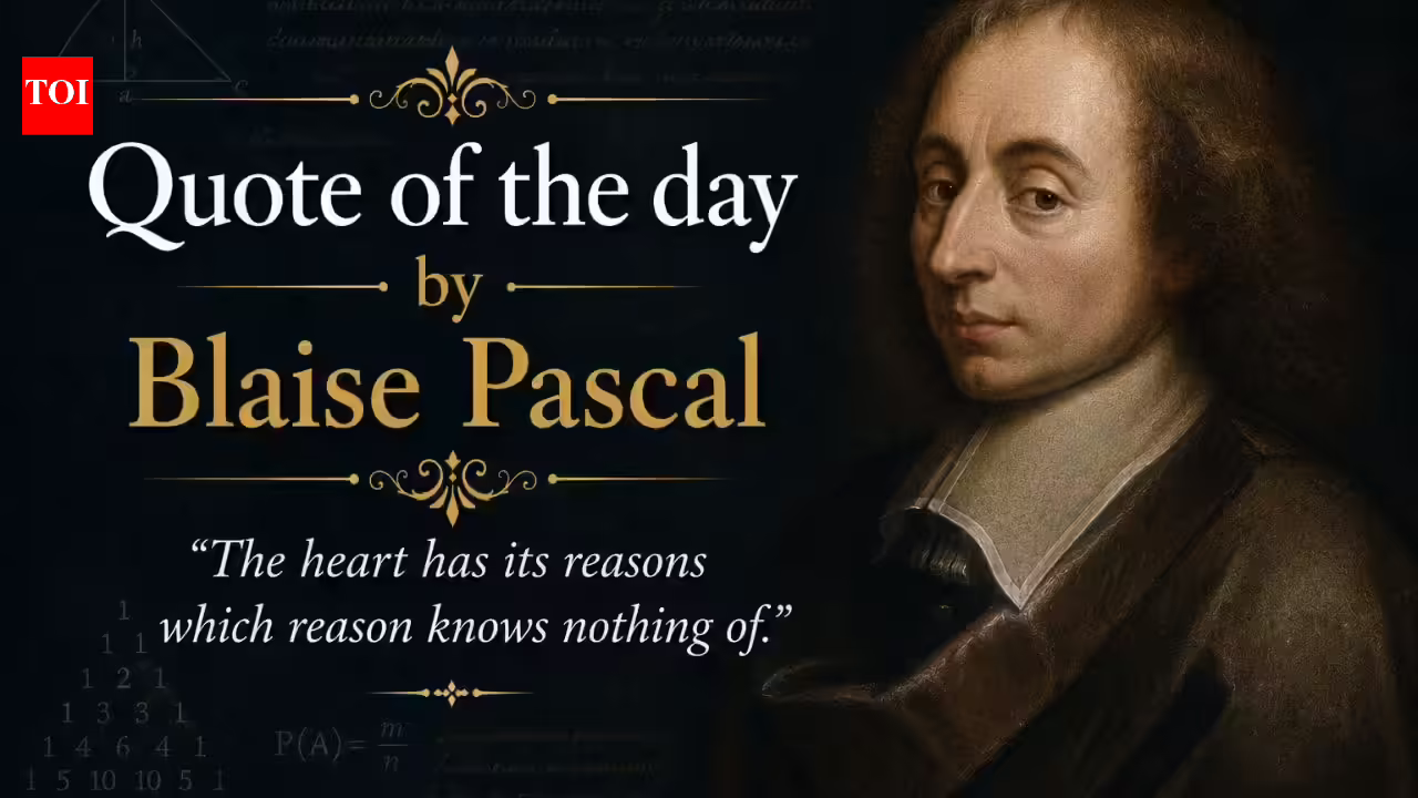 Quote of the day by Blaise Pascal: “The heart has its reasons of which reason knows nothing.” | Quote of the day by Blaise Pascal: “The heart has its reasons of which reason knows nothing.” |