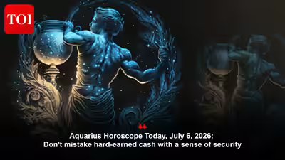 Aquarius Horoscope Today, July 6, 2026: Don’t mistake hard-earned cash with a sense of security Aquarius Horoscope Today, July 6, 2026: Don’t mistake hard-earned cash with a sense of security