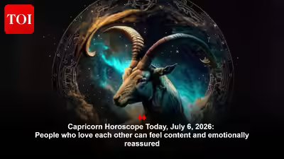 Capricorn Horoscope Today, July 6, 2026: People who love each other can feel content and emotionally reassured Capricorn Horoscope Today, July 6, 2026: People who love each other can feel content and emotionally reassured