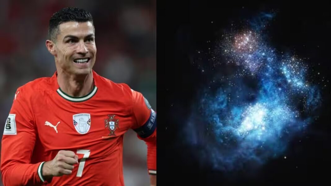 Scientists named this ancient galaxy CR7 after Cristiano Ronaldo, but its real significance lies 13 billion years in the past | Scientists named this ancient galaxy CR7 after Cristiano Ronaldo, but its real significance lies 13 billion years in the past |