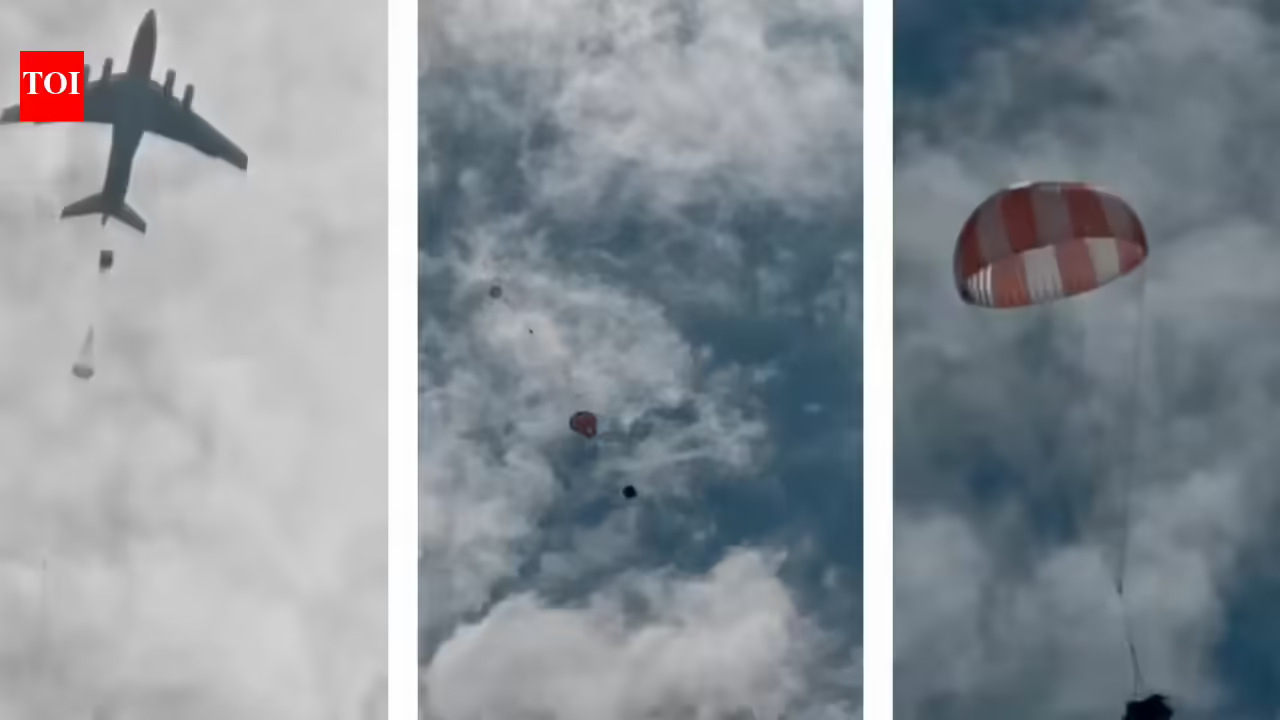 Gagnayaan: Isro clears another parachute milestone; IMAT-5 Done, but details on 4th test elusive | India News Gagnayaan: Isro clears another parachute milestone; IMAT-5 Done, but details on 4th test elusive | India News