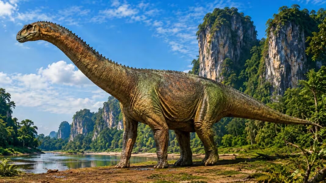 Uragasaurus Kalasinensis: This 143 million-year-old giant dinosaur Uragasaurus discovered from a single tiny bone in Thailand can rewrite parts of Jurassic history | Uragasaurus Kalasinensis: This 143 million-year-old giant dinosaur Uragasaurus discovered from a single tiny bone in Thailand can rewrite parts of Jurassic history |