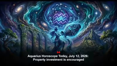 Aquarius Horoscope Today, July 12, 2026: Property investment is encouraged Aquarius Horoscope Today, July 12, 2026: Property investment is encouraged
