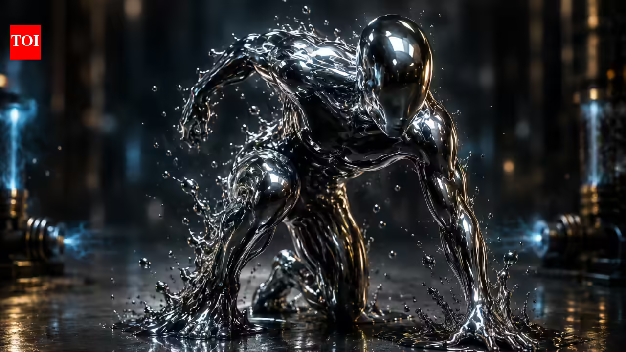Meet the magnetic liquid metal robot that can split, merge and squeeze through tiny gaps like a living cell | Meet the magnetic liquid metal robot that can split, merge and squeeze through tiny gaps like a living cell |