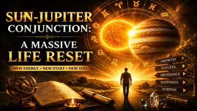 Sun-Jupiter Conjunction: A Massive Life Reset Is Coming for 4 Zodiac Signs Sun-Jupiter Conjunction: A Massive Life Reset Is Coming for 4 Zodiac Signs