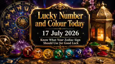 Lucky Number and Colour Today, 17 July 2026: Know What Your Zodiac Sign Should Use for Good Luck Lucky Number and Colour Today, 17 July 2026: Know What Your Zodiac Sign Should Use for Good Luck