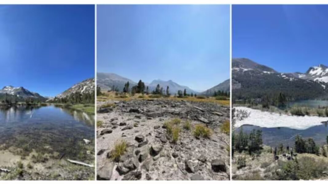 Scientists studied 30 Sierra Nevada ponds that can swing 20°C in a day. Shrinking snowpack may make them smaller, warmer and more nutrient-rich Scientists studied 30 Sierra Nevada ponds that can swing 20°C in a day. Shrinking snowpack may make them smaller, warmer and more nutrient-rich