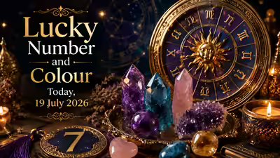 Lucky Number and Colour Today, 19 July 2026: Know What Your Zodiac Sign Should Use for Good Luck Lucky Number and Colour Today, 19 July 2026: Know What Your Zodiac Sign Should Use for Good Luck