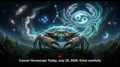 Cancer Horoscope Today, July 20, 2026: Drive carefully Cancer Horoscope Today, July 20, 2026: Drive carefully