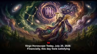 Virgo Horoscope Today, July 20, 2026: Financially, this day feels satisfying Virgo Horoscope Today, July 20, 2026: Financially, this day feels satisfying
