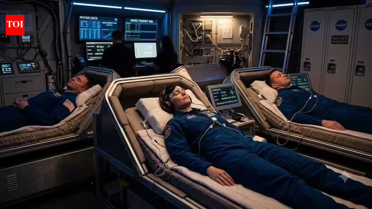 Nasa explored putting astronauts into a hibernation-like state for Mars missions, but scientists are still trying to make the science-fiction idea safe for humans | Nasa explored putting astronauts into a hibernation-like state for Mars missions, but scientists are still trying to make the science-fiction idea safe for humans |