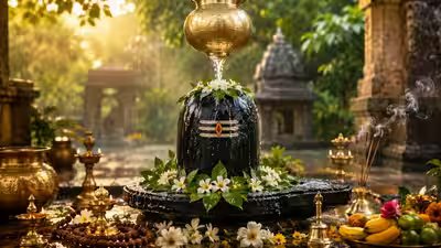 First Sawan Somwar 2026: Time, Puja Vidhi, Rules and Shiv Mantra for Jalabhishek First Sawan Somwar 2026: Time, Puja Vidhi, Rules and Shiv Mantra for Jalabhishek