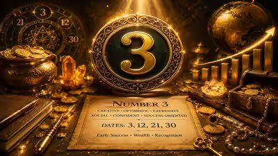 Numerology Number 3: Why People Born on These Dates Achieve Financial Success Early Numerology Number 3: Why People Born on These Dates Achieve Financial Success Early