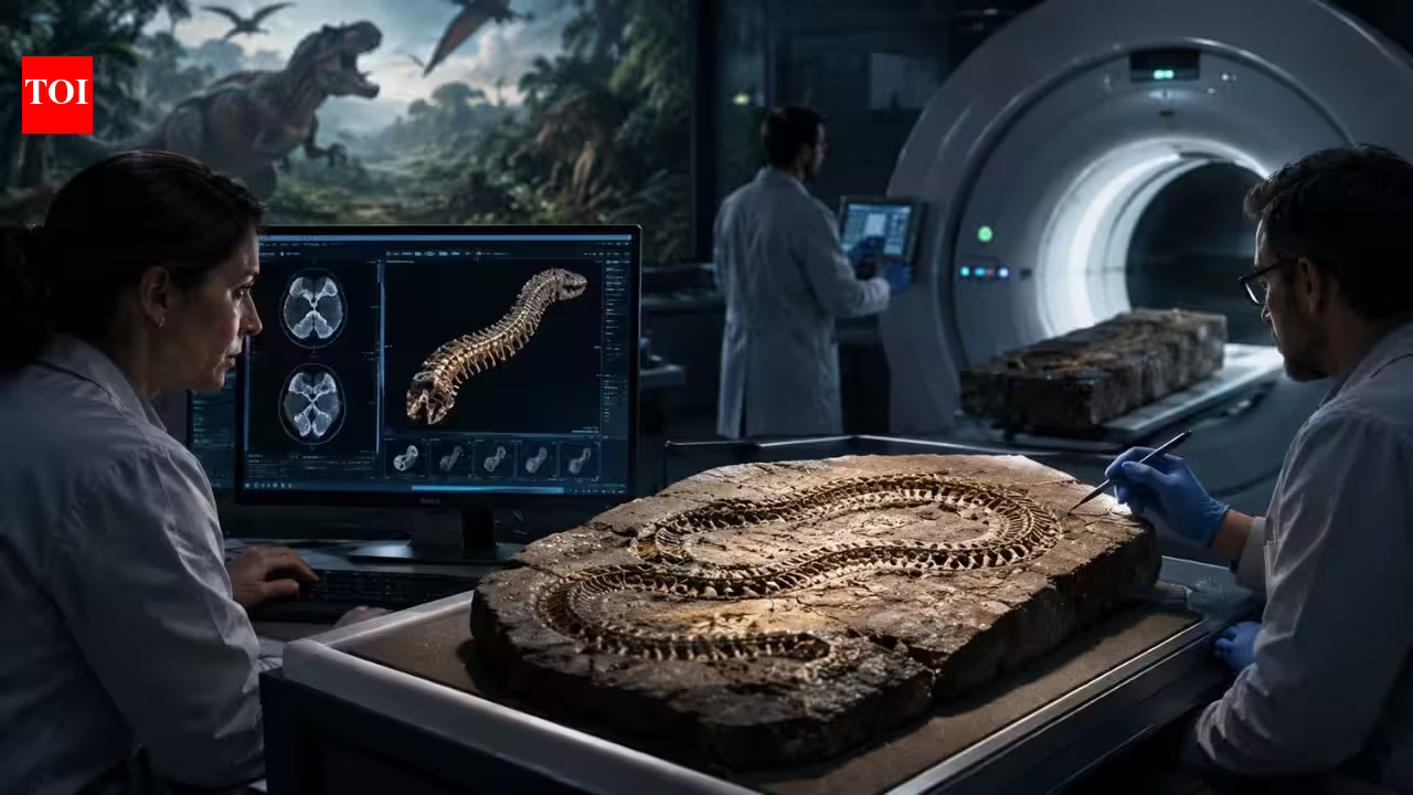 200 years after the first dinosaur, scientists use brain scans on a 100-million-year-old snake fossil from Brazil | 200 years after the first dinosaur, scientists use brain scans on a 100-million-year-old snake fossil from Brazil |
