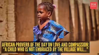 African proverb of the day on love and compassion: “A child who is not embraced by the village will burn…” African proverb of the day on love and compassion: “A child who is not embraced by the village will burn…”