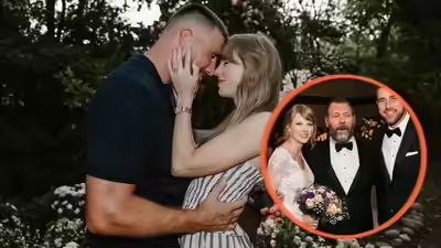 Travis Kelce reacts to AI wedding photo dropped by comedian Bert Kreischer with Taylor Swift hours before rehearsal dinner | Travis Kelce reacts to AI wedding photo dropped by comedian Bert Kreischer with Taylor Swift hours before rehearsal dinner |