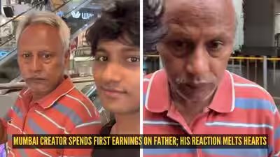 ‘Dad, you’re priceless’: Mumbai creator spends first earnings on father; his reaction melts hearts | ‘Dad, you’re priceless’: Mumbai creator spends first earnings on father; his reaction melts hearts |