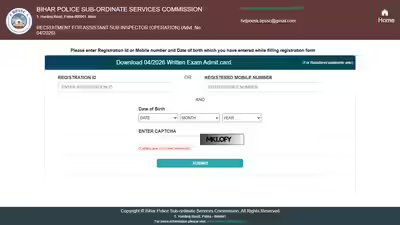 Bihar Police ASI Admit Card 2026 released, download hall ticket for July 22 exam here Bihar Police ASI Admit Card 2026 released, download hall ticket for July 22 exam here