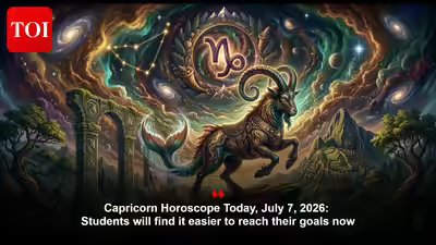 Capricorn Horoscope Today, July 7, 2026: Students will find it easier to reach their goals now Capricorn Horoscope Today, July 7, 2026: Students will find it easier to reach their goals now