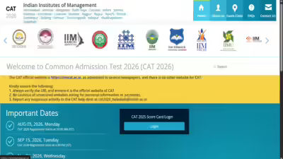 CAT 2026 notification out at iimcat.ac.in; registration begins August 3 CAT 2026 notification out at iimcat.ac.in; registration begins August 3