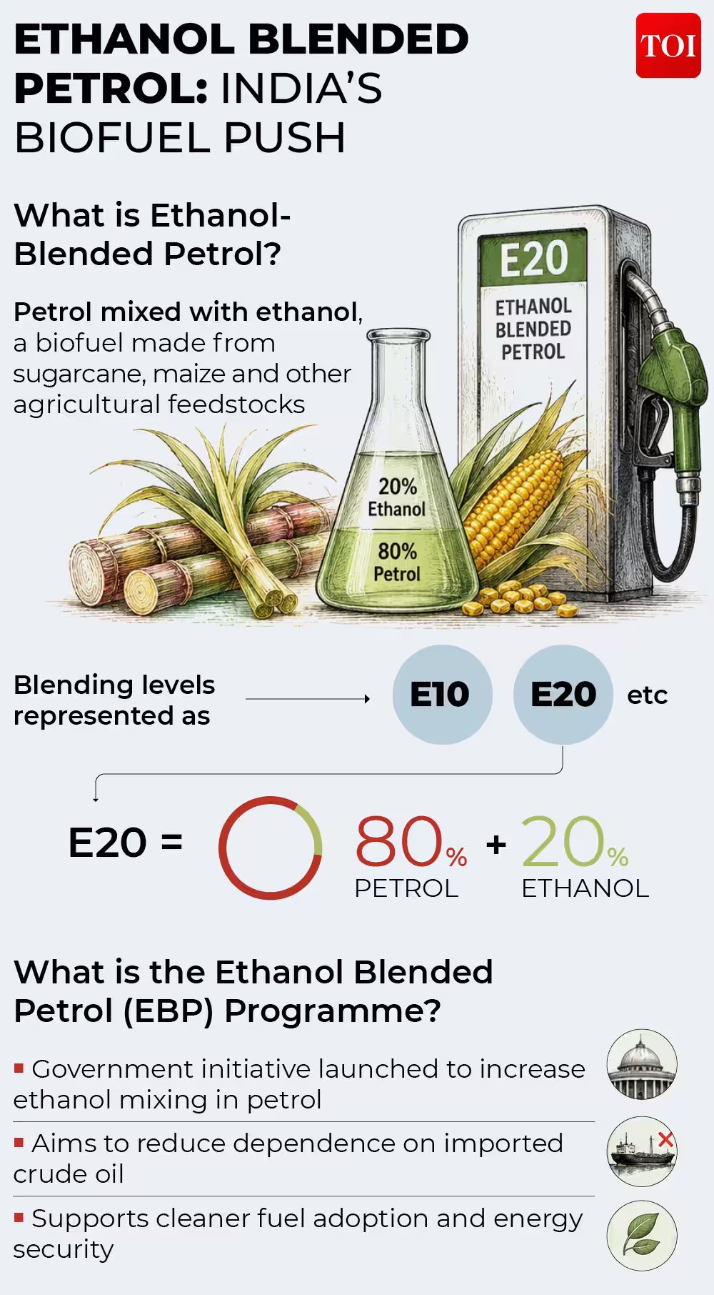 E20 petrol row: Govt answers 9 FAQs on ethanol-blended petrol’s impact on mileage, performance, damage, pricing & more E20 petrol row: Govt answers 9 FAQs on ethanol-blended petrol’s impact on mileage, performance, damage, pricing & more