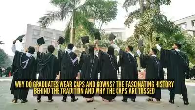 Why do graduates wear caps and gowns? The fascinating history behind the tradition and why the caps are tossed Why do graduates wear caps and gowns? The fascinating history behind the tradition and why the caps are tossed