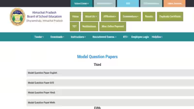 HPBOSE Class 10th model question papers released at hpbose.org: Direct link to download here HPBOSE Class 10th model question papers released at hpbose.org: Direct link to download here