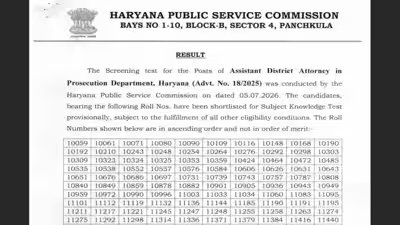 HPSC ADA result released at hpsc.gov.in: Direct link to download scorecards here HPSC ADA result released at hpsc.gov.in: Direct link to download scorecards here