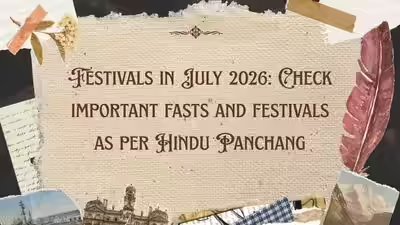 Festivals in July 2026: Check important fasts and festivals as per Hindu Panchang Festivals in July 2026: Check important fasts and festivals as per Hindu Panchang