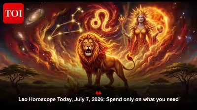 Leo Horoscope Today, July 7, 2026: Spend only on what you need Leo Horoscope Today, July 7, 2026: Spend only on what you need