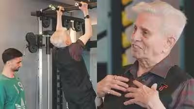 Madhukar Talwalkar: 93-year-old fitness icon Madhukar Talwalkar stuns the internet with effortless chin-ups Madhukar Talwalkar: 93-year-old fitness icon Madhukar Talwalkar stuns the internet with effortless chin-ups