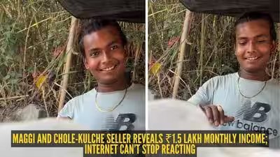 Maggi and chole-kulche seller reveals ₹1.5 lakh monthly income; internet can’t stop reacting Maggi and chole-kulche seller reveals ₹1.5 lakh monthly income; internet can’t stop reacting