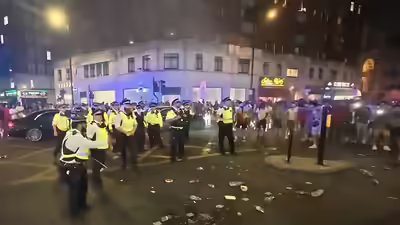 Watch: Morocco fans clash with police in London after World Cup exit; Paris stays calm after France win | Football News Watch: Morocco fans clash with police in London after World Cup exit; Paris stays calm after France win | Football News