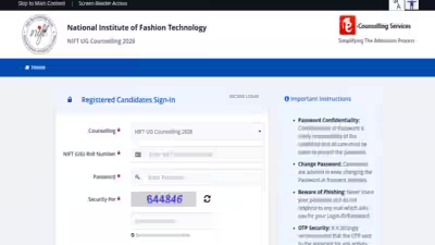 NIFT Counselling 2026 Round 2 choice filling begins: Check direct link to apply here NIFT Counselling 2026 Round 2 choice filling begins: Check direct link to apply here