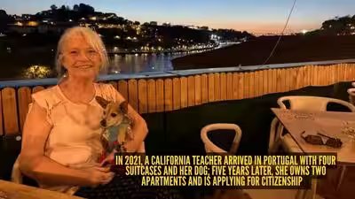 In 2021, a California teacher arrived in Portugal with four suitcases and her dog; five years later, she owns two apartments and is applying for citizenship | In 2021, a California teacher arrived in Portugal with four suitcases and her dog; five years later, she owns two apartments and is applying for citizenship |