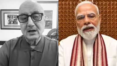 Anupam Kher backs students’ victory but condemns abusive language against PM Narendra Modi: ‘Loktantra mein virodh swabhavik hai lekin virodh ki bhasha itni chhoti ho gayi’ | Hindi Movie News Anupam Kher backs students’ victory but condemns abusive language against PM Narendra Modi: ‘Loktantra mein virodh swabhavik hai lekin virodh ki bhasha itni chhoti ho gayi’ | Hindi Movie News