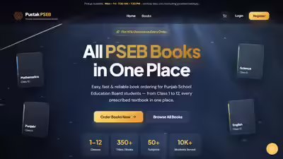 PSEB launches Pustak Portal, offering 15% textbook discount to benefit 12 lakh students across Punjab PSEB launches Pustak Portal, offering 15% textbook discount to benefit 12 lakh students across Punjab
