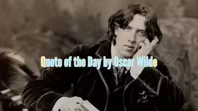 Quote of the Day by Oscar Wild, “A man can be happy with any woman as long as he does not…….” Quote of the Day by Oscar Wild, “A man can be happy with any woman as long as he does not…….”