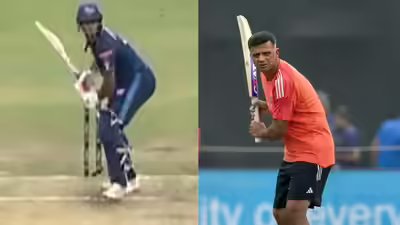 Rahul Dravid 2.0? Samit’s batting leaves fans stunned with uncanny resemblance to ‘The Wall’ | Cricket News Rahul Dravid 2.0? Samit’s batting leaves fans stunned with uncanny resemblance to ‘The Wall’ | Cricket News