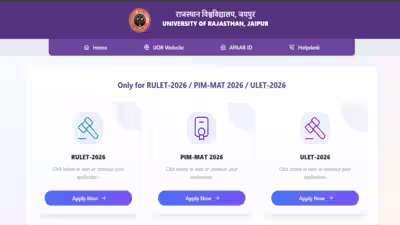 Rajasthan University opens PG admissions 2026 today, registrations begin for 28 postgraduate programmes: Check steps to apply here Rajasthan University opens PG admissions 2026 today, registrations begin for 28 postgraduate programmes: Check steps to apply here