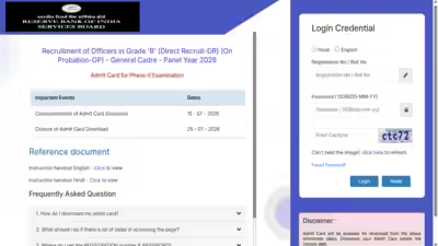 RBI Grade B admit card 2026 released at rbi.org.in for Phase 2 exam: Direct link to download hall ticket here RBI Grade B admit card 2026 released at rbi.org.in for Phase 2 exam: Direct link to download hall ticket here