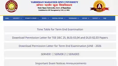 RSCIT admit card 2026 released at vmou.ac.in for July and August exams; download hall ticket here RSCIT admit card 2026 released at vmou.ac.in for July and August exams; download hall ticket here