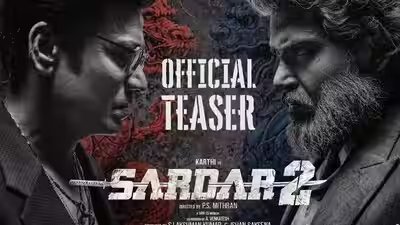 ‘Sardar 2’ teaser out: Karthi gears up for his toughest mission yet in P.S. Mithran’s spy thriller with bigger action, intense spy missions and global scale | Tamil Movie News ‘Sardar 2’ teaser out: Karthi gears up for his toughest mission yet in P.S. Mithran’s spy thriller with bigger action, intense spy missions and global scale | Tamil Movie News
