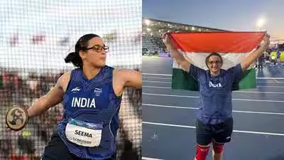 Who is Seema Kaliramna? The mother and PhD scholar who won Commonwealth Games 2026 bronze | Commonwealth Games News Who is Seema Kaliramna? The mother and PhD scholar who won Commonwealth Games 2026 bronze | Commonwealth Games News